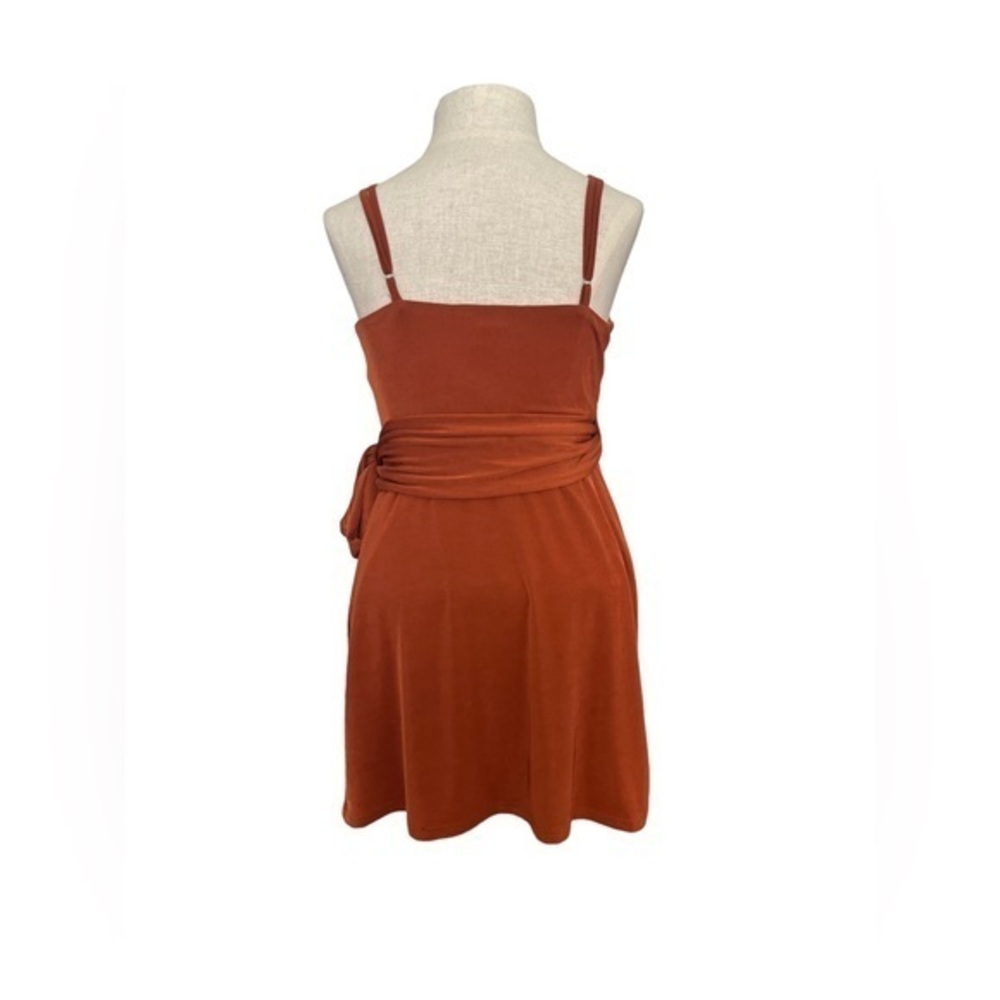 SHOWPO RUST WRAP DRESS - Picture 2 of 7